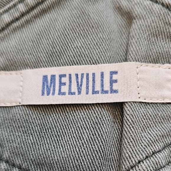 Brandy Melville Olive‎ Green Denim Short Overalls - Picture 2 of 4